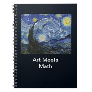 Carnet  Art rencontre mathématiques, Van Gogh rencontre 