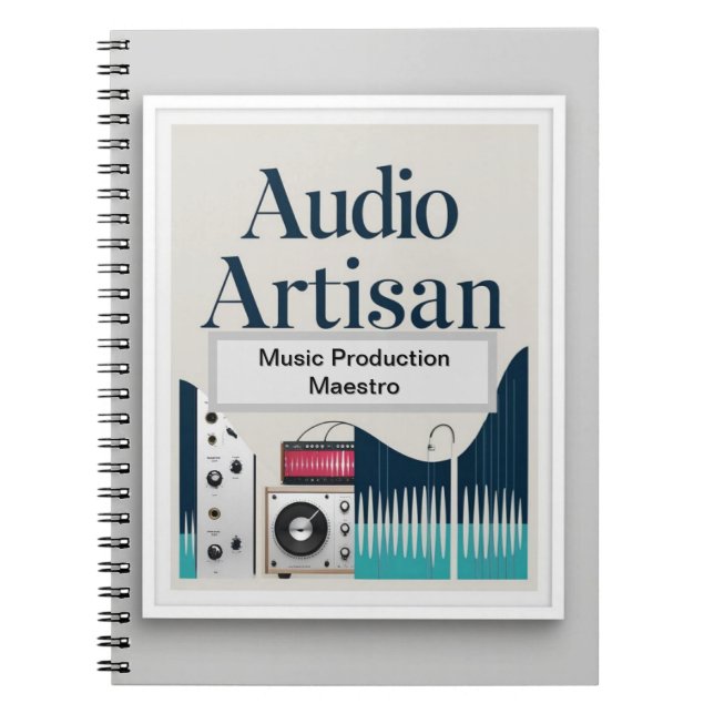 Carnet Artisan Audio - Maître de la Production Musicale (Devant)