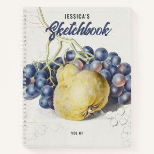 Carnet Artiste Dessin Encore Vie Sketchbook Nom personnal