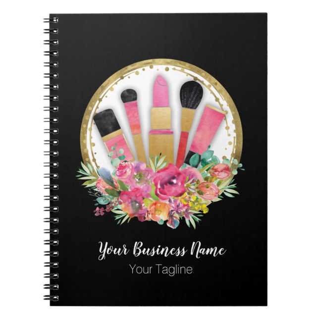 Carnet Artiste maquillage Cosmetologue Beauticier Stylist (Devant)