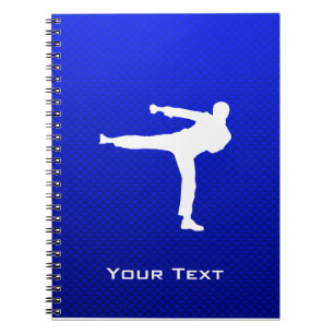 Carnet Arts martiaux bleus