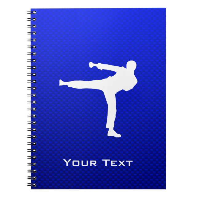 Carnet Arts martiaux bleus (Devant)