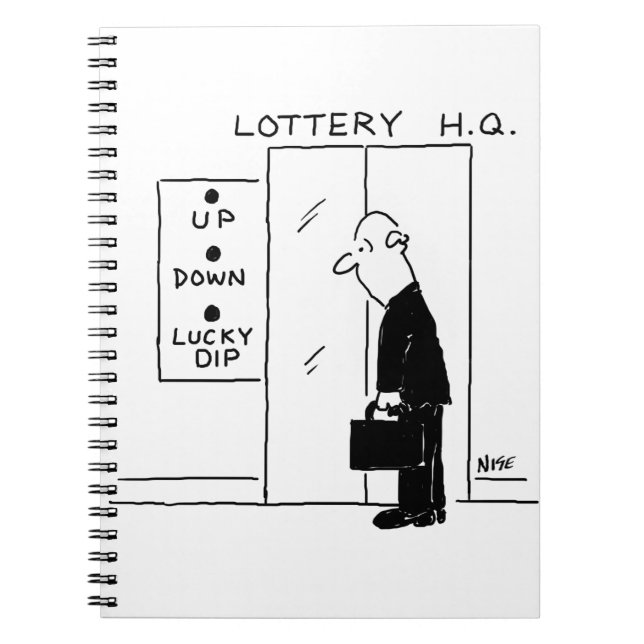 Carnet Ascenseur ou ascenseur dans une caricature du sièg (Devant)