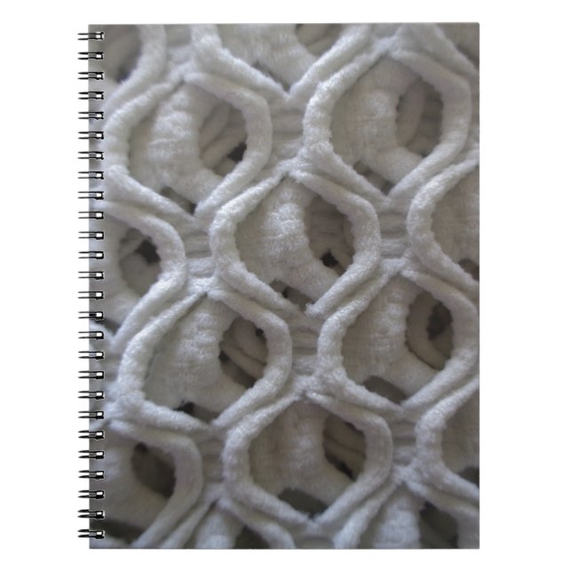Carnet Aspect Crochet de couleur non blanche (Devant)