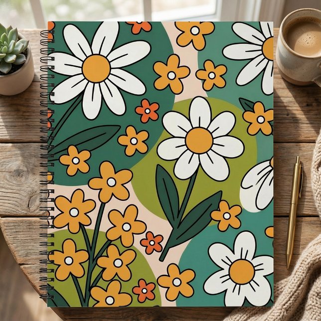 Carnet Assez mignon floral retour à l'école enfants  (Créateur téléchargé)