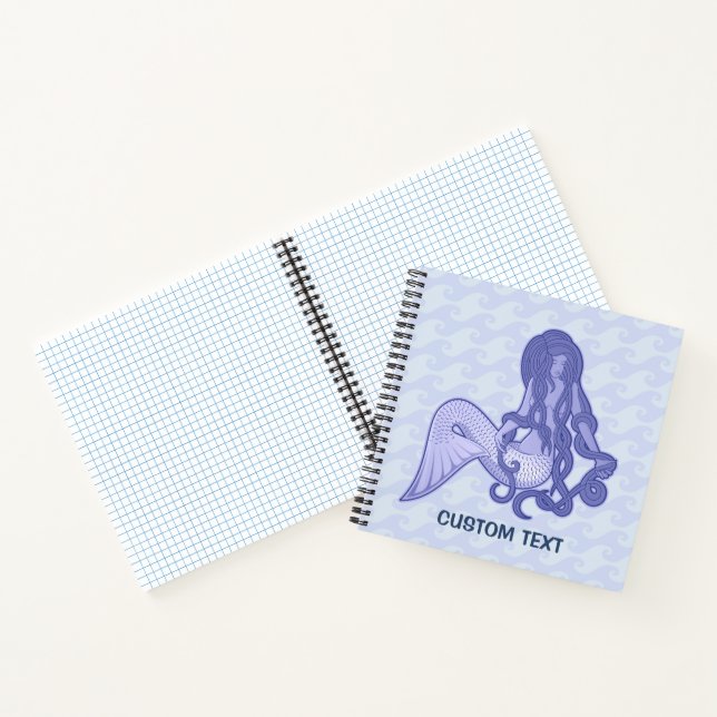 Carnet Assis Mermaid bleu (Intérieur)