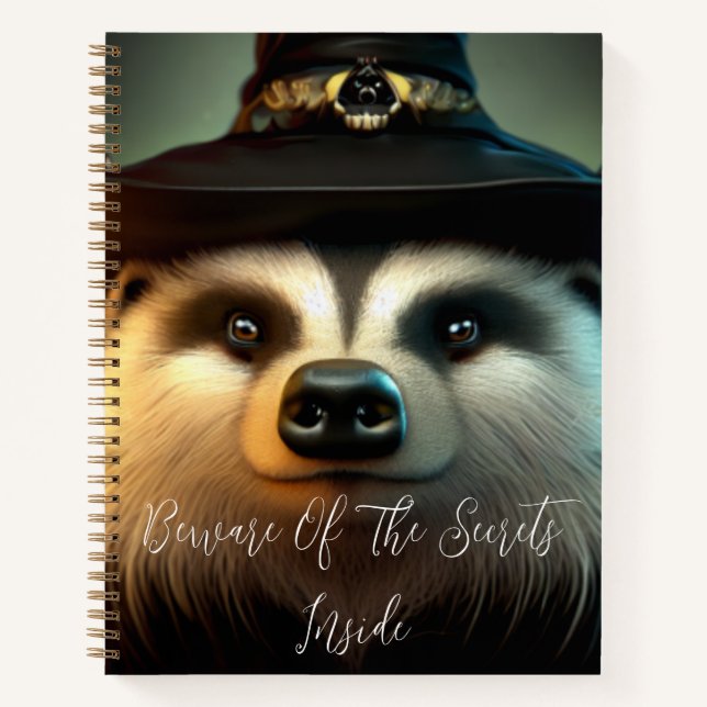 Carnet Assistant Badger de miel (Devant)
