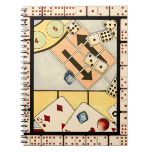 Carnet Assortiment brouillé des jeux de hasard