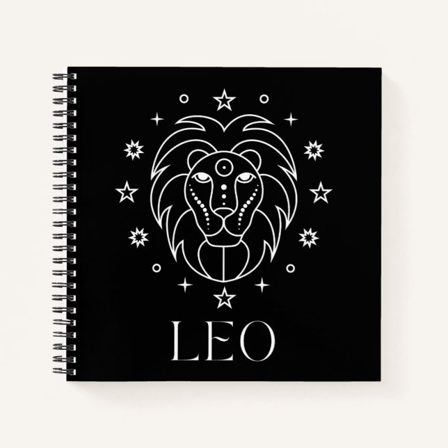 Carnet Astrologie de Leo Zodiac (Devant)