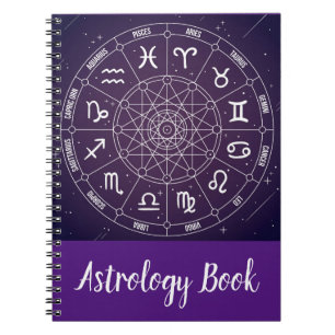 Carnet Astrologie de roue de Zodiaque tendance moderne