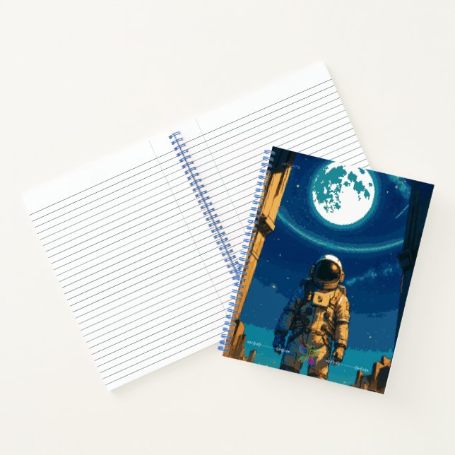 Carnet Astronaut Beneath the Celestial Gate Premium (Intérieur)