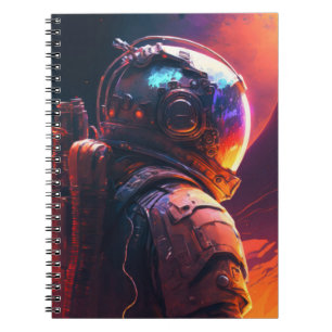 Carnet Astronaut World Discovery Peinture Univers Humain