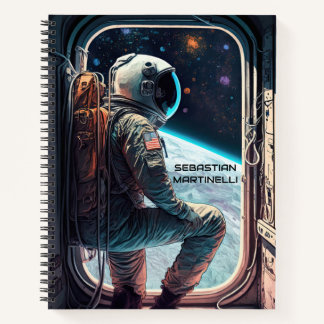 Carnet Astronaute Personnalisé 