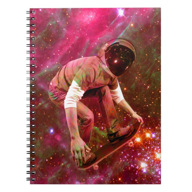 Carnet Astronaute skateboard (Devant)