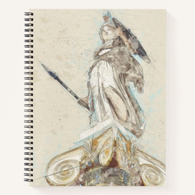 Carnet Athéna - Statue grecque classique Art (Devant)