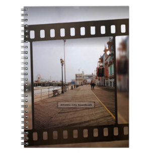 Carnet Atlantic City Beach Boardwalk sur film