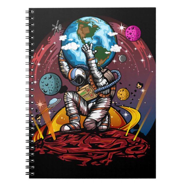 Carnet Atlas Space Man (Devant)
