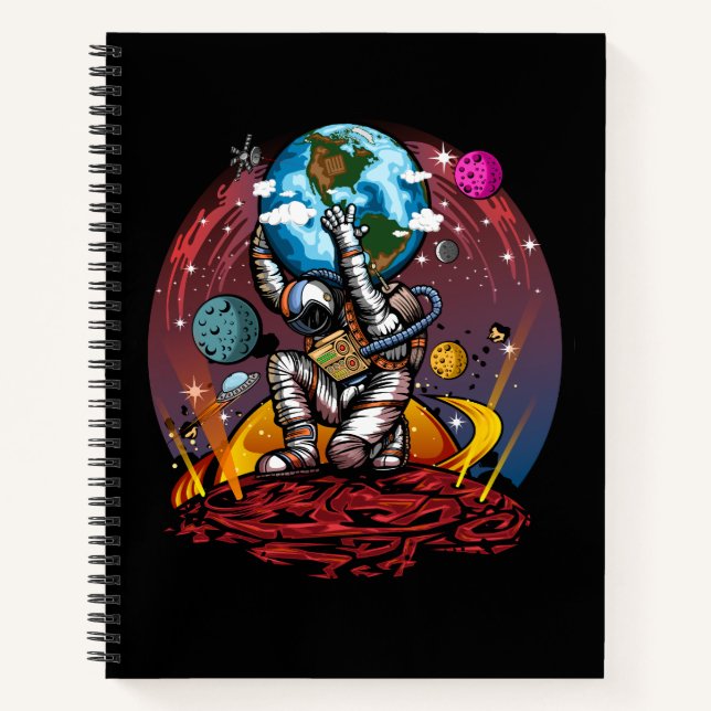 Carnet Atlas Space Man (Devant)