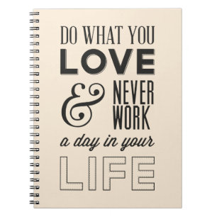 Carnet Attitude, succès, travail, motivation, vie