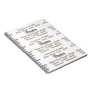 Carnet Attributs de pasteur