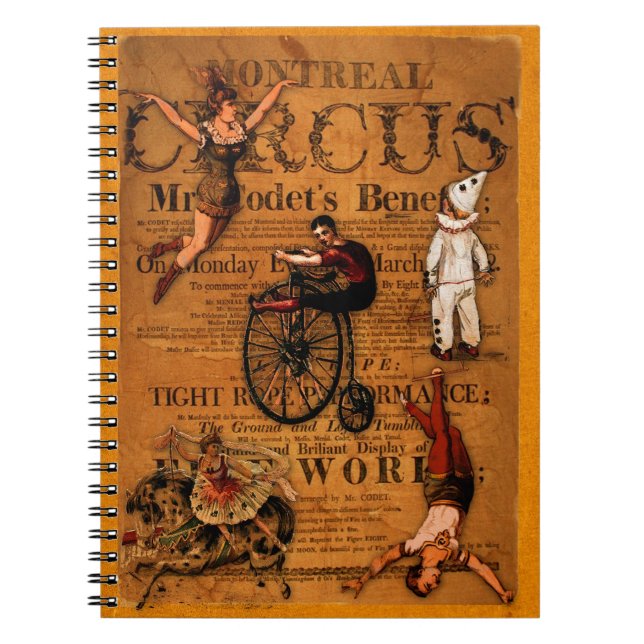 Carnet Au cirque (Devant)
