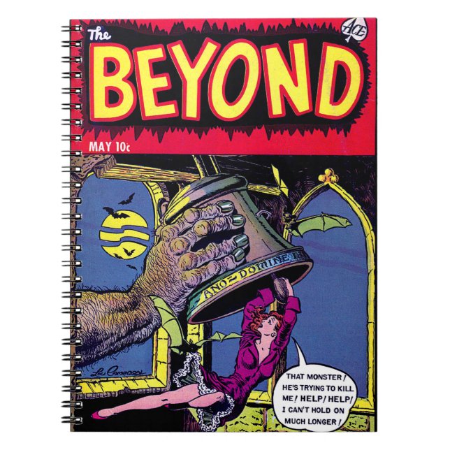 Carnet Au-delà de Monster Hand & Lady Horror Comics Vinta (Devant)