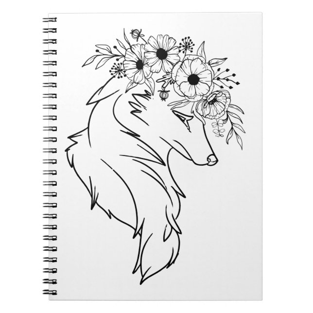 Carnet Au moins un loup sur la ligne (Devant)