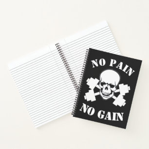 CARNET AUCUNE DOULEUR AUCUN GAIN GYM JOURNALS PROGRESS SU