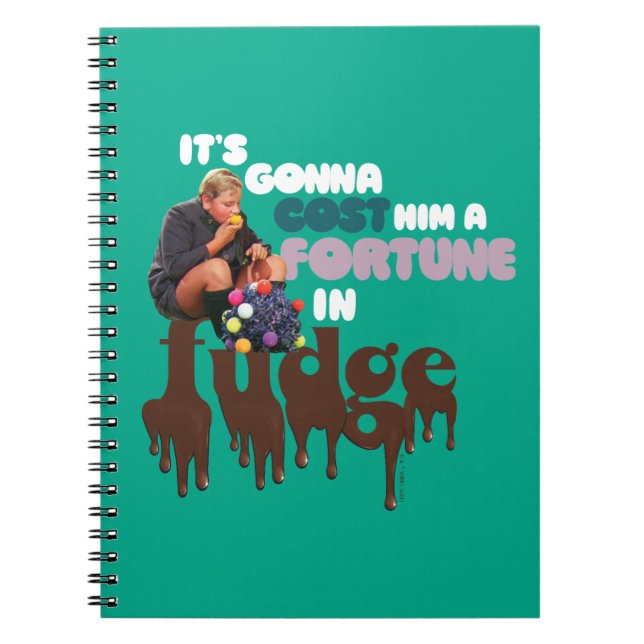 Carnet Augustus Gloop - Une fortune à Fudge (Devant)