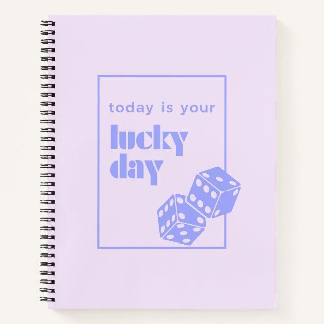 Carnet Aujourd'hui est votre jour de chance, Lucky, Lucki (Devant)