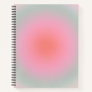 Carnet Aura minimaliste Pastel Gradient