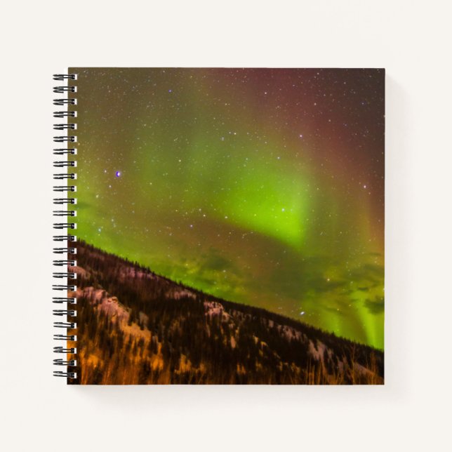 Carnet Aurora Borealis | Montagnes Fairbanks Alaska (Devant)