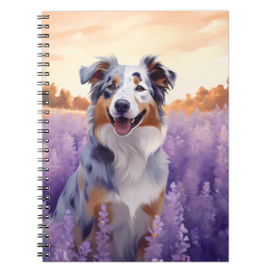 Carnet Australian Shepherd en Lavender