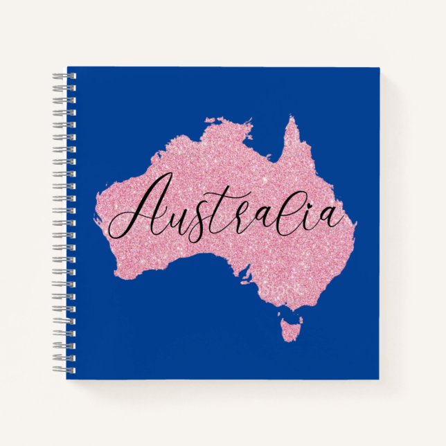 Carnet Australie Pays Couleur brillante (Devant)