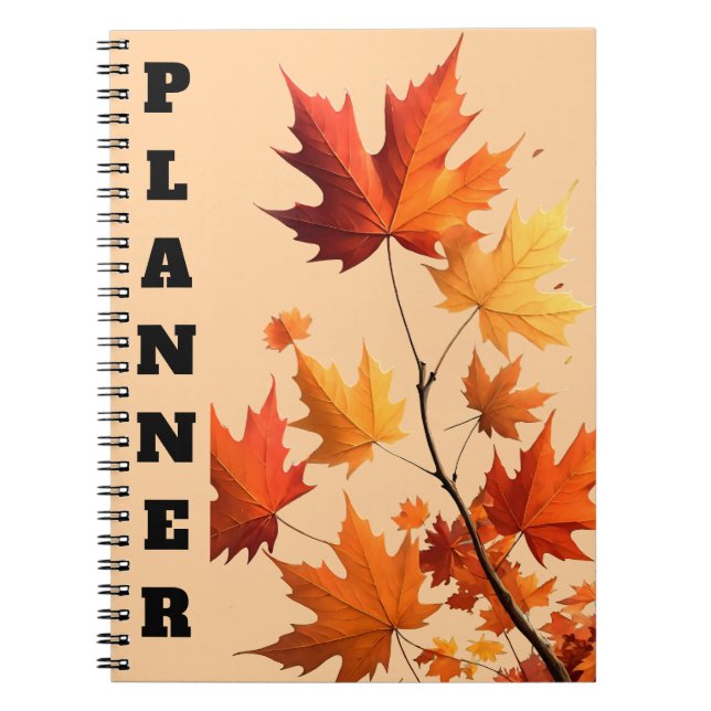 Carnet  Authumn leaves Spiral Photo Notebook (Devant)