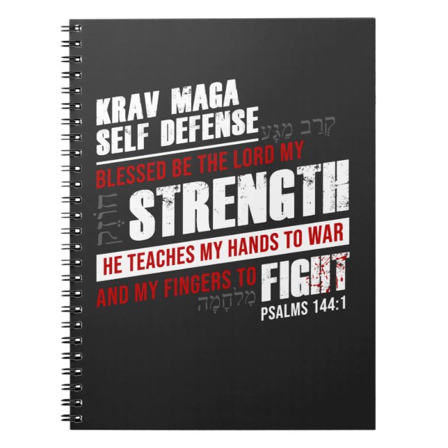 Carnet Auto-défense de Christian Krav Maga (Devant)