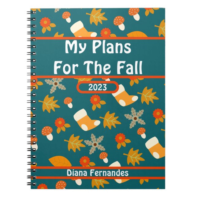 Carnet Automne (Devant)