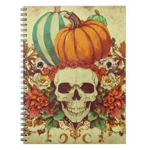 Carnet Automne/Automne/Halloween/citrouille/squelette