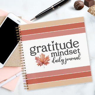 Carnet Automne "Gratitude Mindset Daily Journal"