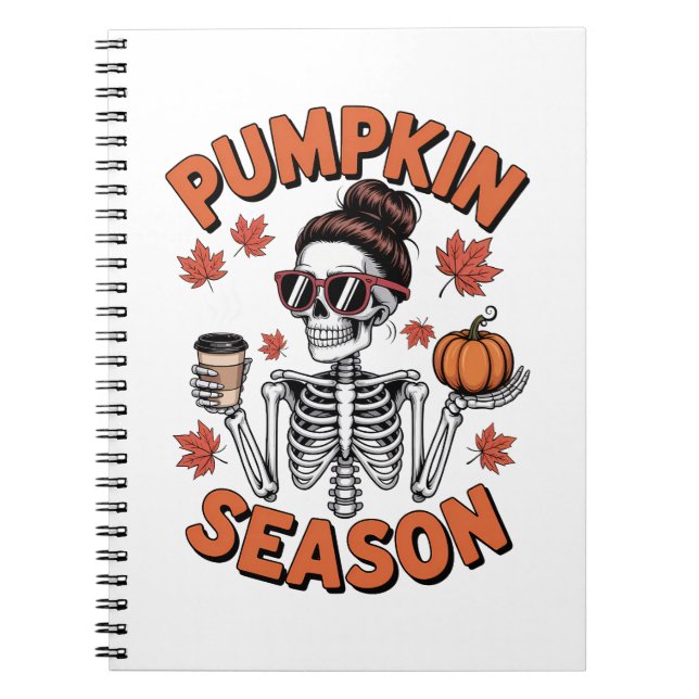 Carnet Automne Saison Citrouille (Devant)