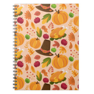 Carnet Automne sans couture motif, mignonne texture de de