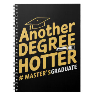 Carnet Autre Degré Plus Chaud Diplôme de Master