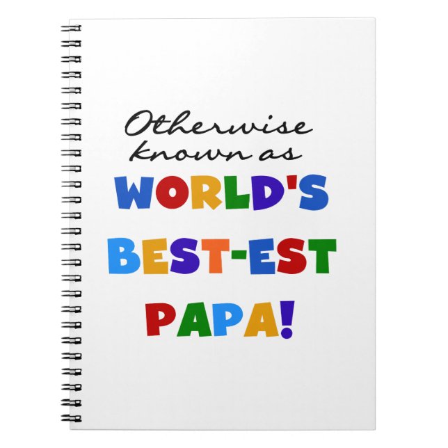 Carnet Autres Meilleurs Tshirts et cadeaux Papa (Devant)