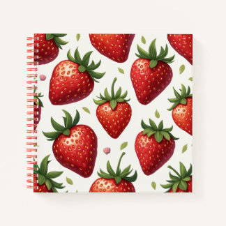 Carnet aux fraises