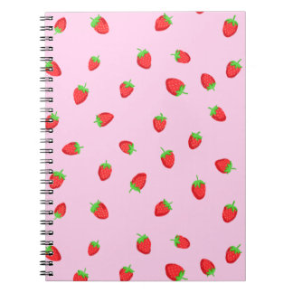 Carnet aux fraises mûres
