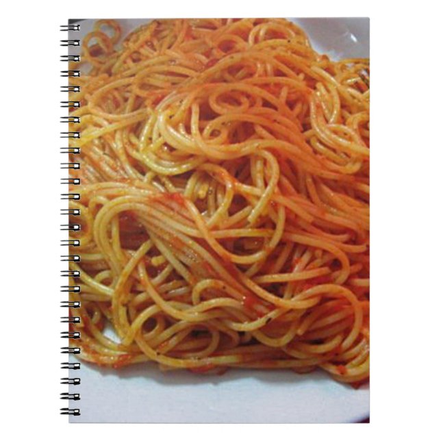 Carnet Aux spaghetti d'amour (Devant)