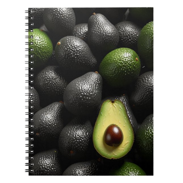 Carnet avec Avocado Art Design (Devant)