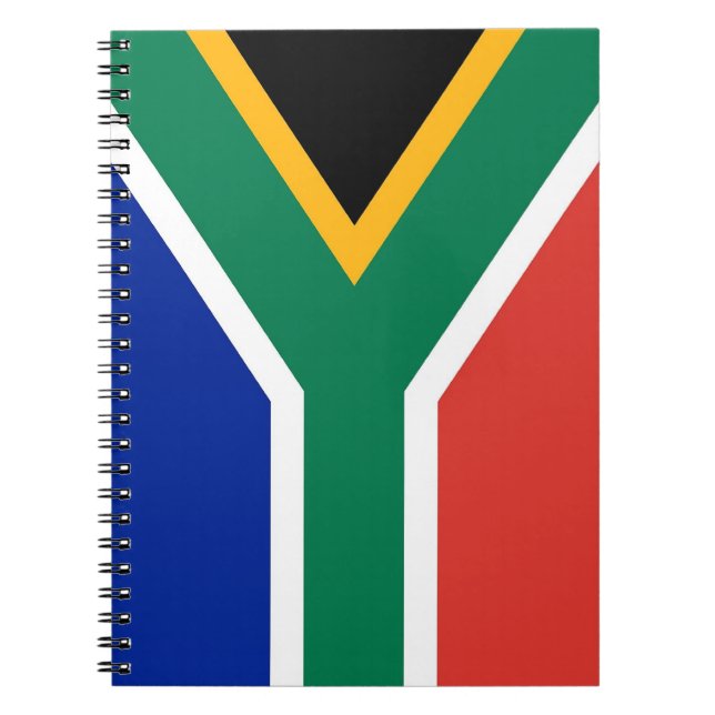 Carnet avec drapeau d'Afrique du Sud (Devant)