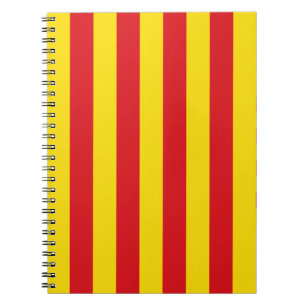 Carnet avec Drapeau de Catalogne