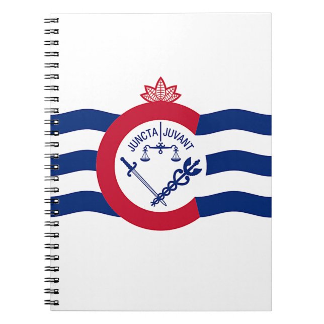 Carnet avec Drapeau de Cincinnati City (Devant)